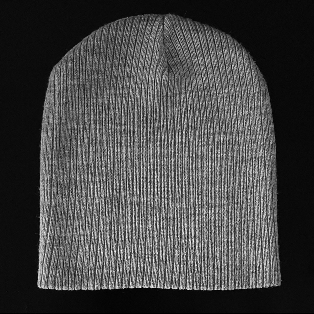 H&M Women’s Gray Ribbed Knit Beanie